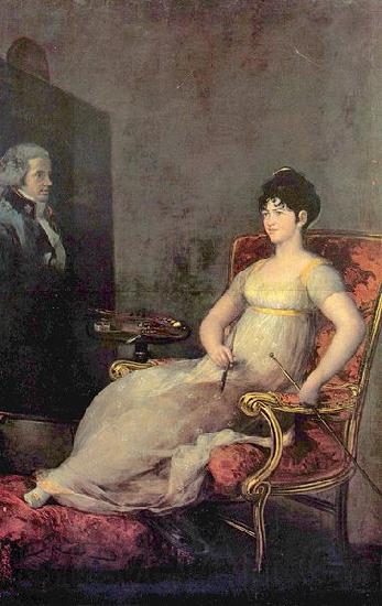 Francisco de Goya Portrat der Marquesa von Villafranca